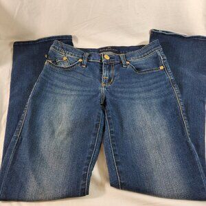 Rock & Republic Kasandra Bootcut Blue Jeans Cotton Blend Size 4S Fast Ship